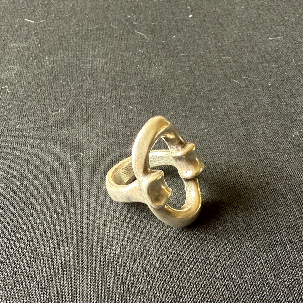 UNO de 50 Silver Loop Ring